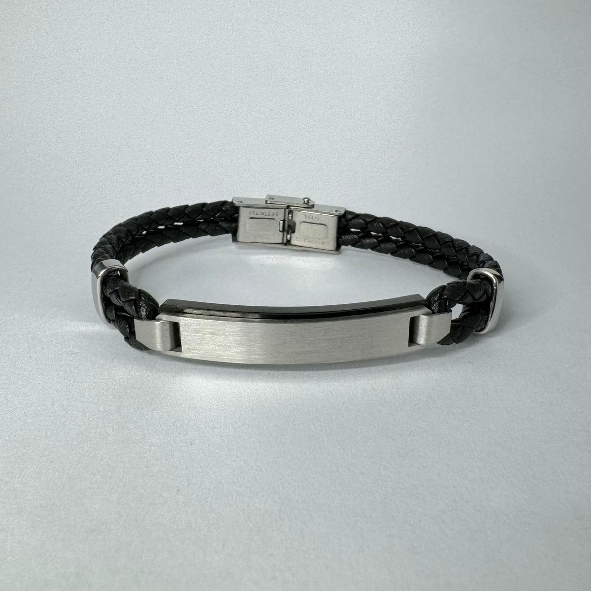 Leather Stainless Bracelet