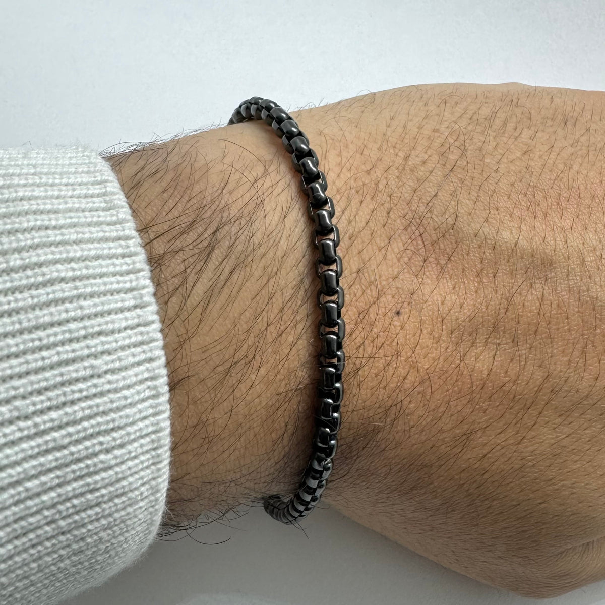 Thin Black Bracelet