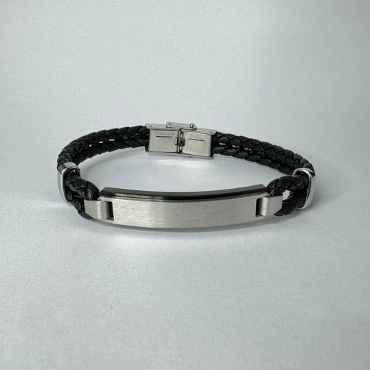 Leather Stainless Bracelet