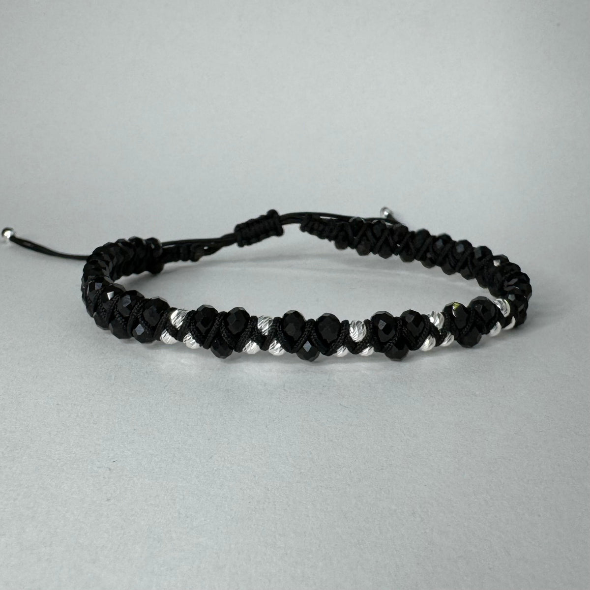 Silver-Onyx Bracelet