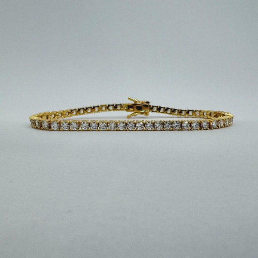 Gold Plated Tennis Bracelet